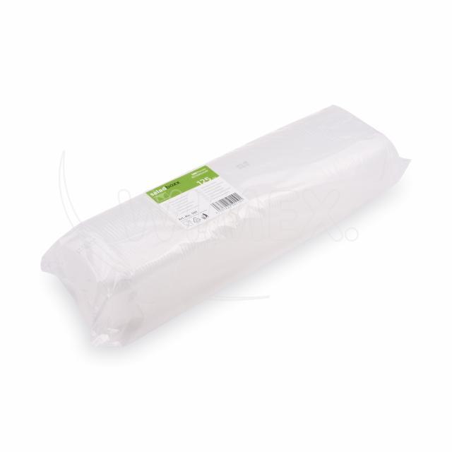Miska hranatá průhledná 125 ml (PP) [100 ks]