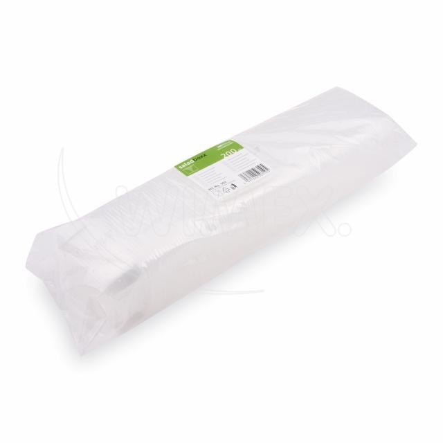 Miska hranatá průhledná 200 ml (PP) [100 ks]