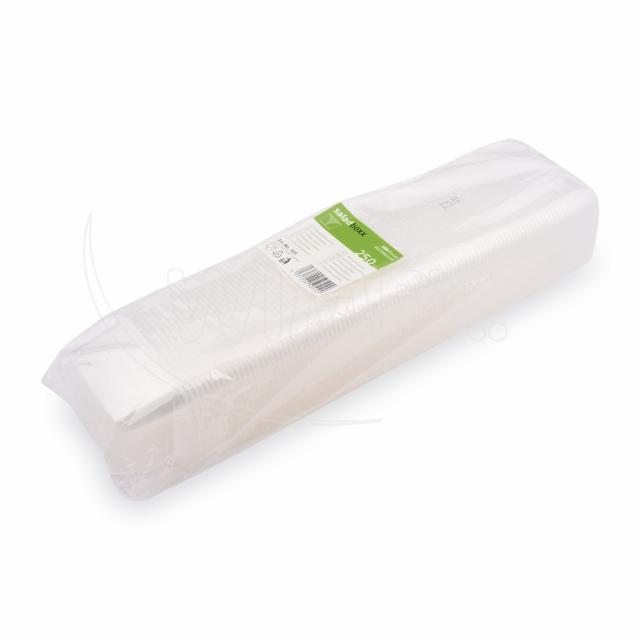 Miska hranatá průhledná 250 ml (PP) [100 ks]