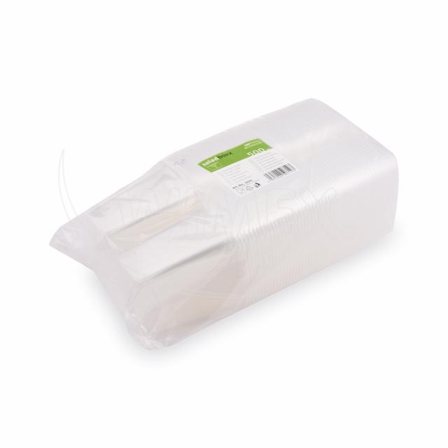 Miska hranatá průhledná 500 ml (PP) [100 ks]