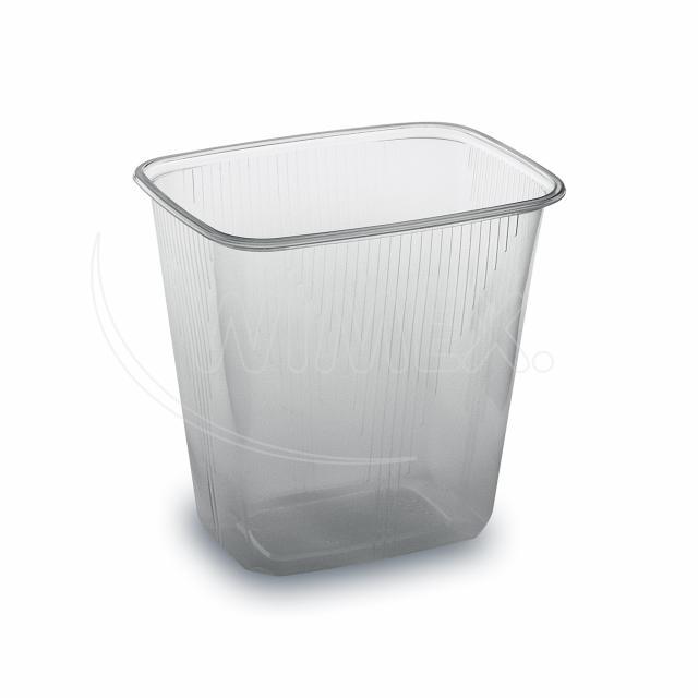 Miska hranatá průhledná 500 ml (PP) [100 ks]
