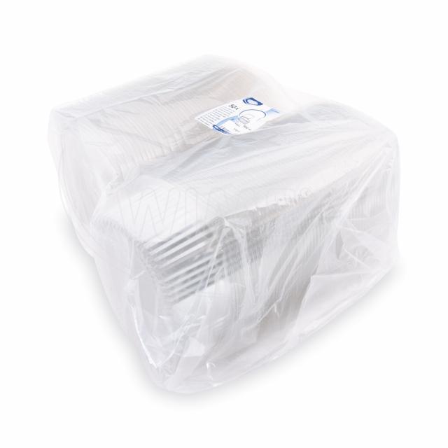 Miska oválná průhledná s víčkem 1500 ml (PET) [50 ks]