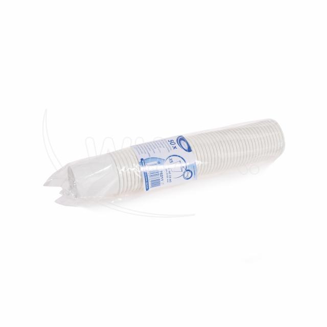 Papírový kelímek bílý 110 ml, XS (Ø 62 mm) [50 ks]