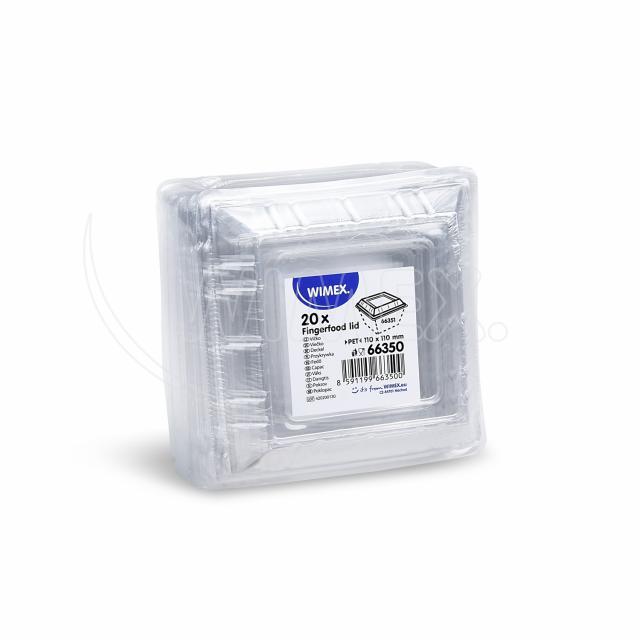 Víčko pro fingerfood misku č. 66351 (PET) [20 ks]