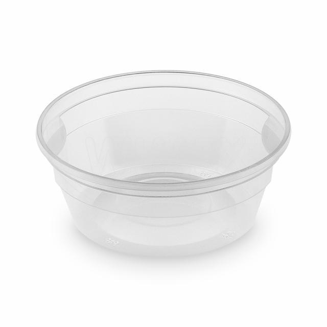 Polévková miska průhledná (PP) 350 ml, Ø 127 mm [50 ks]