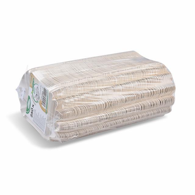 Papírová miska oválná 9 x 16 x 3 cm [250 ks]