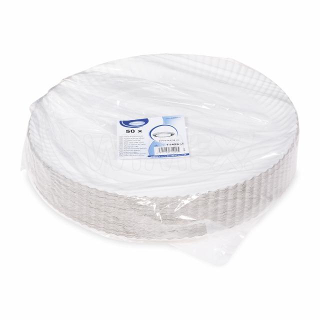 Papírový talíř hluboký Ø 29 cm [50 ks]