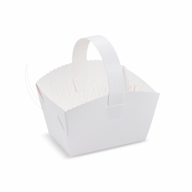 Svatební košíček s ouškem 10 x 8 x 6 cm [50 ks]