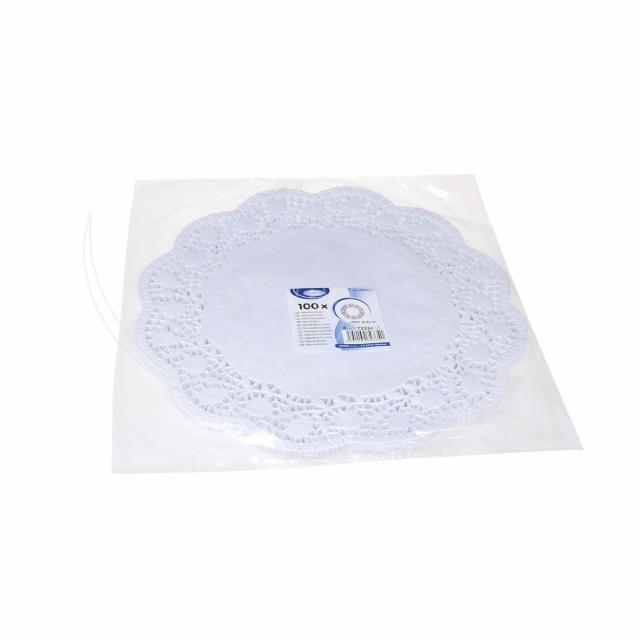 Dekorativní krajka kulatá Ø 34 cm [100 ks]